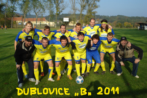 Hříměždice 2011 : DVOŘÁK J., JANOUŠEK R., KŘÍŽEK R., JANOUŠEK D., TICHÝ S., BURIAN A. PROCHÁZKA R., KRŮTA D., JANOUŠEK M., PROCHÁZKA M., JEŠUTA J., HÁJEK J. trenér BÉM L.